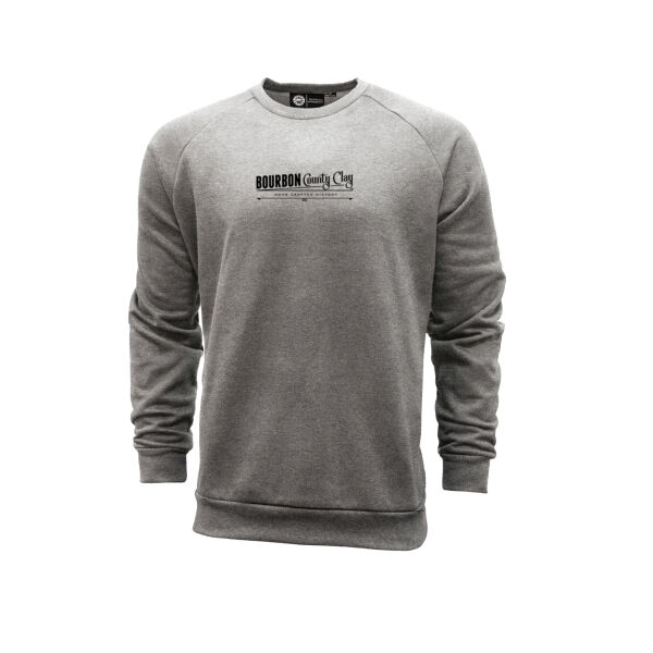 Varsity Crewneck Unisex Sweatshirt - Black Clay Thumbnail