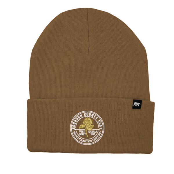 Watch Cap Beanie - Sun Circle White Thumbnail